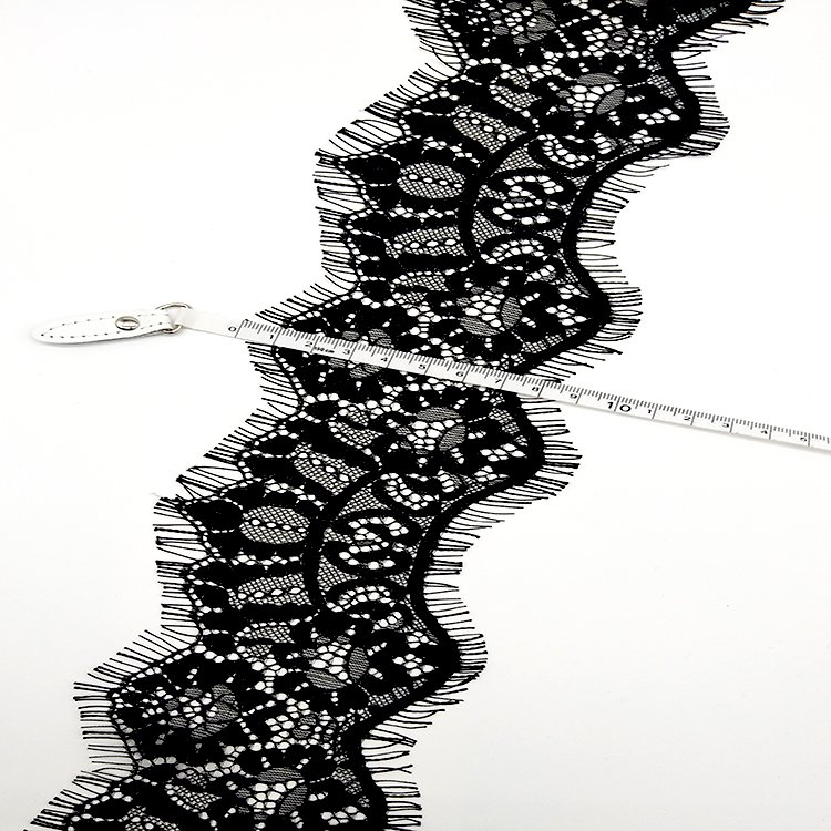 Black and White Chemical Guipure Embroidery Lace Trimmings In Fashion Water Souble Lace