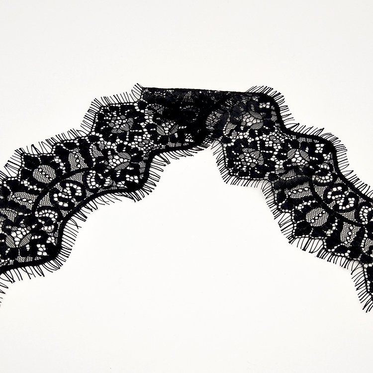 Black and White Chemical Guipure Embroidery Lace Trimmings In Fashion Water Souble Lace
