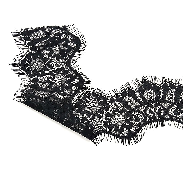 Black and White Chemical Guipure Embroidery Lace Trimmings In Fashion Water Souble Lace