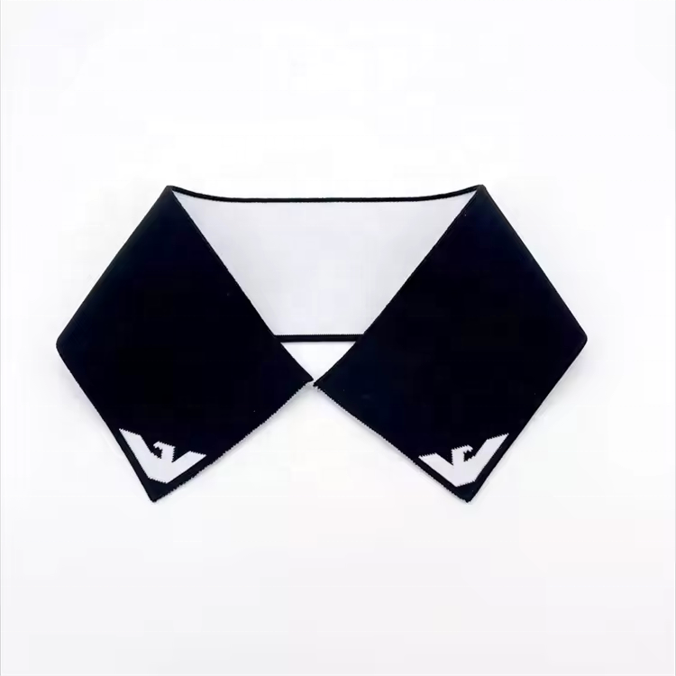 Custom jacquard fashion rib collar used for fashion clothing accessories
