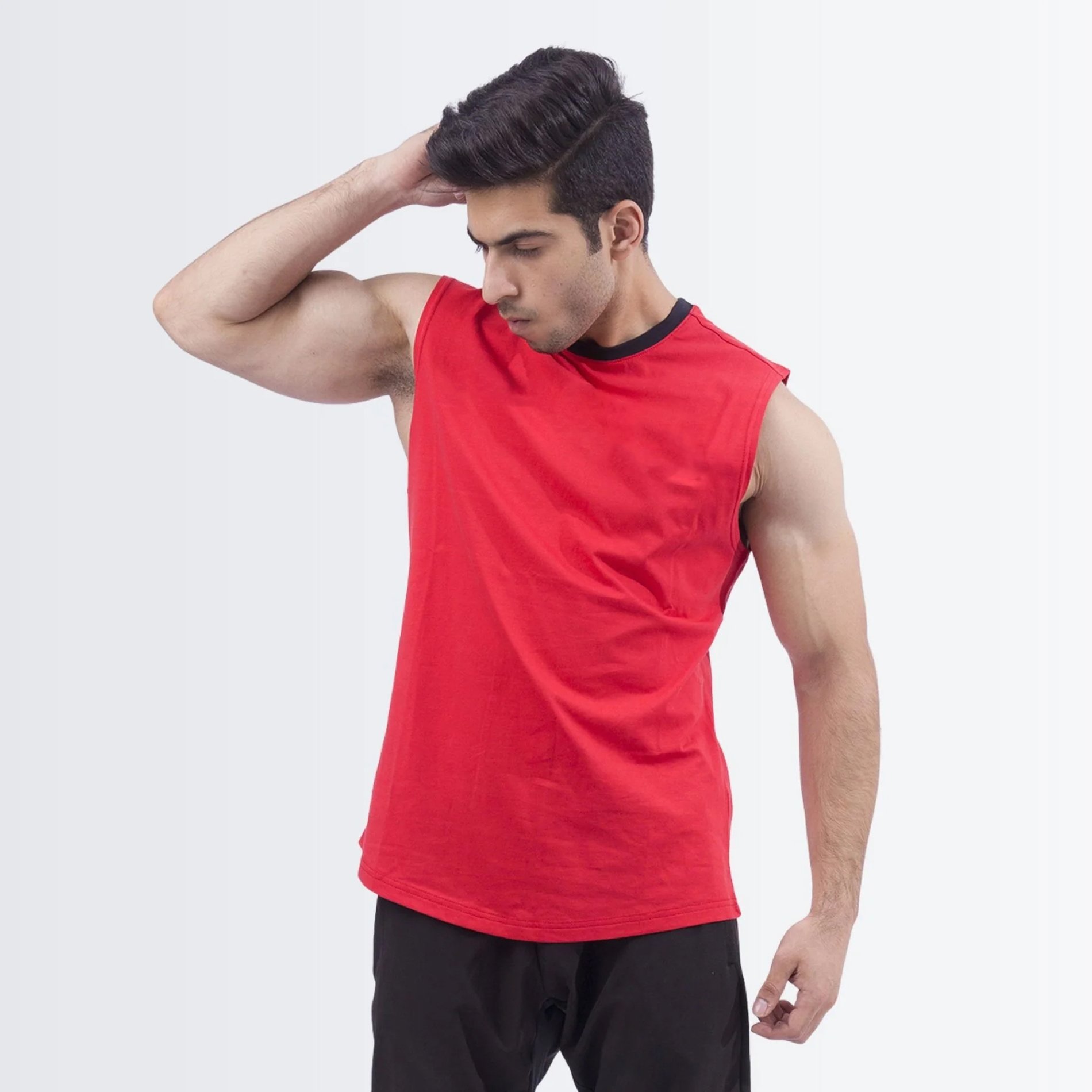 OEM Summer High Quality Men's Cotton Tank Top Fitness Gym Men Tank Top Plus Size Men's Tank Top