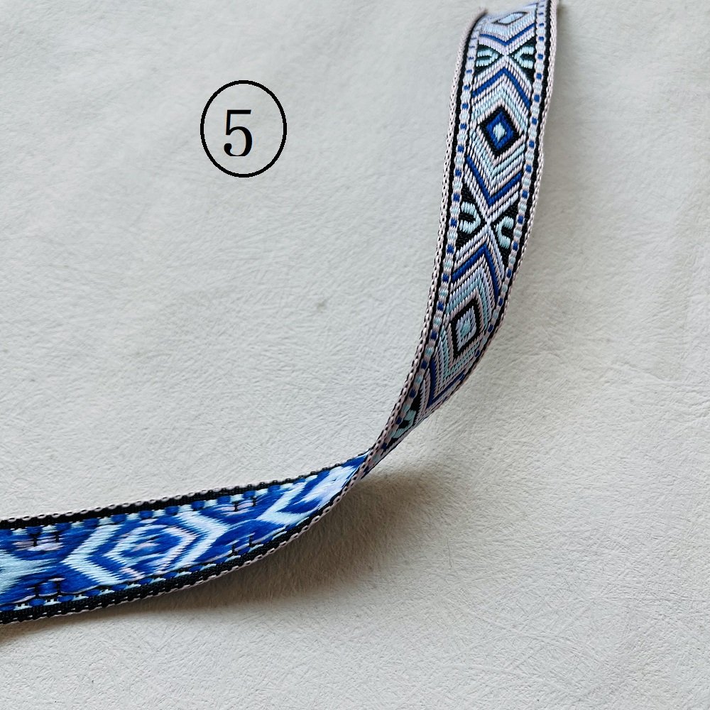 Ethnic Style Lace Jacquard Webbing Woven Tape For Garment Accessories Width 1.8 cm ST-965