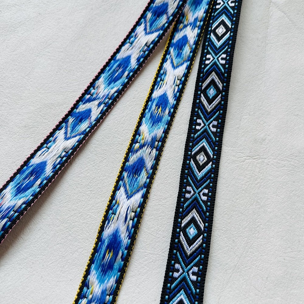 Ethnic Style Lace Jacquard Webbing Woven Tape For Garment Accessories Width 1.8 cm ST-965