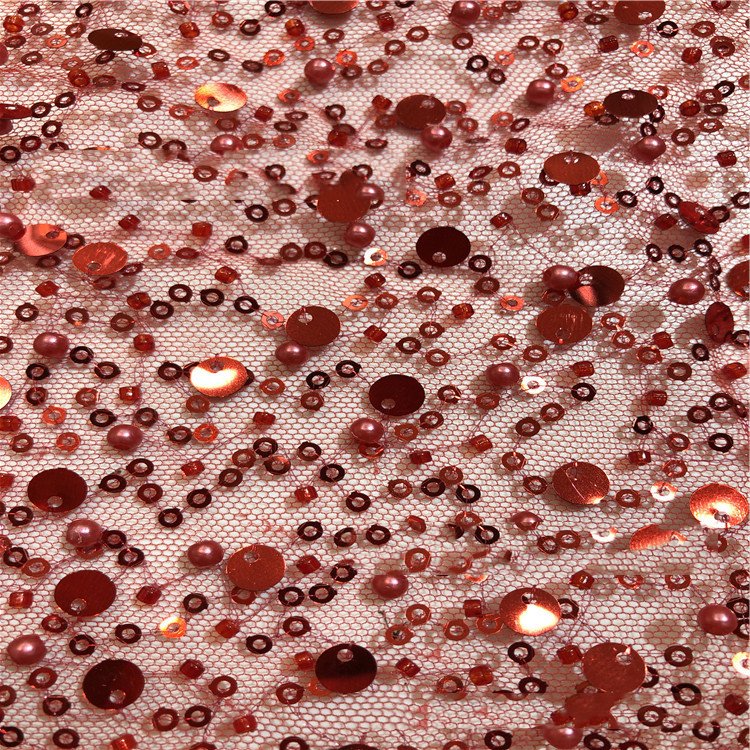 Fashion Many Stock color Dress Prom Cheap wholesale price sequin embroidery lace fabric