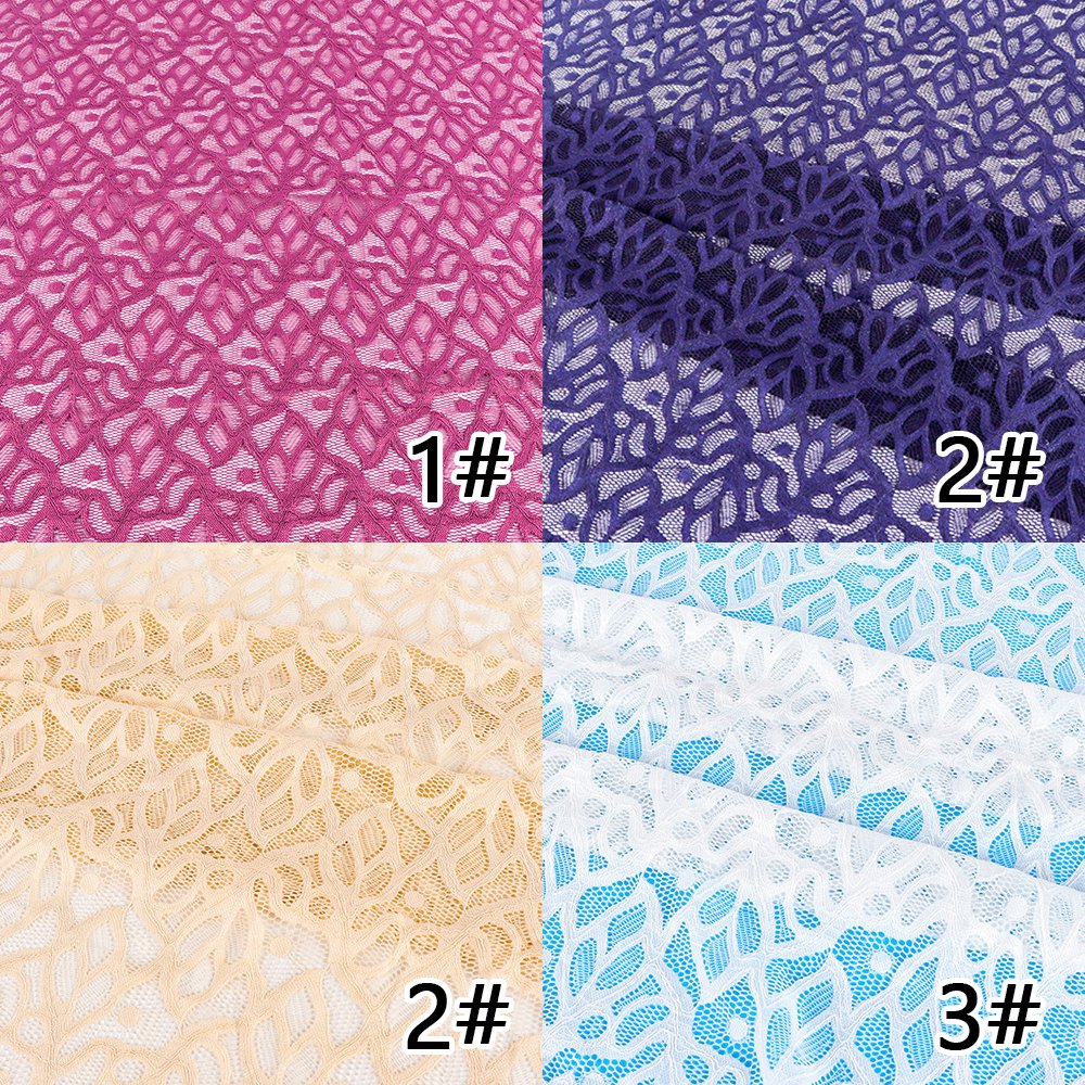 2023 factory hot selling french lace fabric breathable luxury nylon spandex wedding lace fabric for women