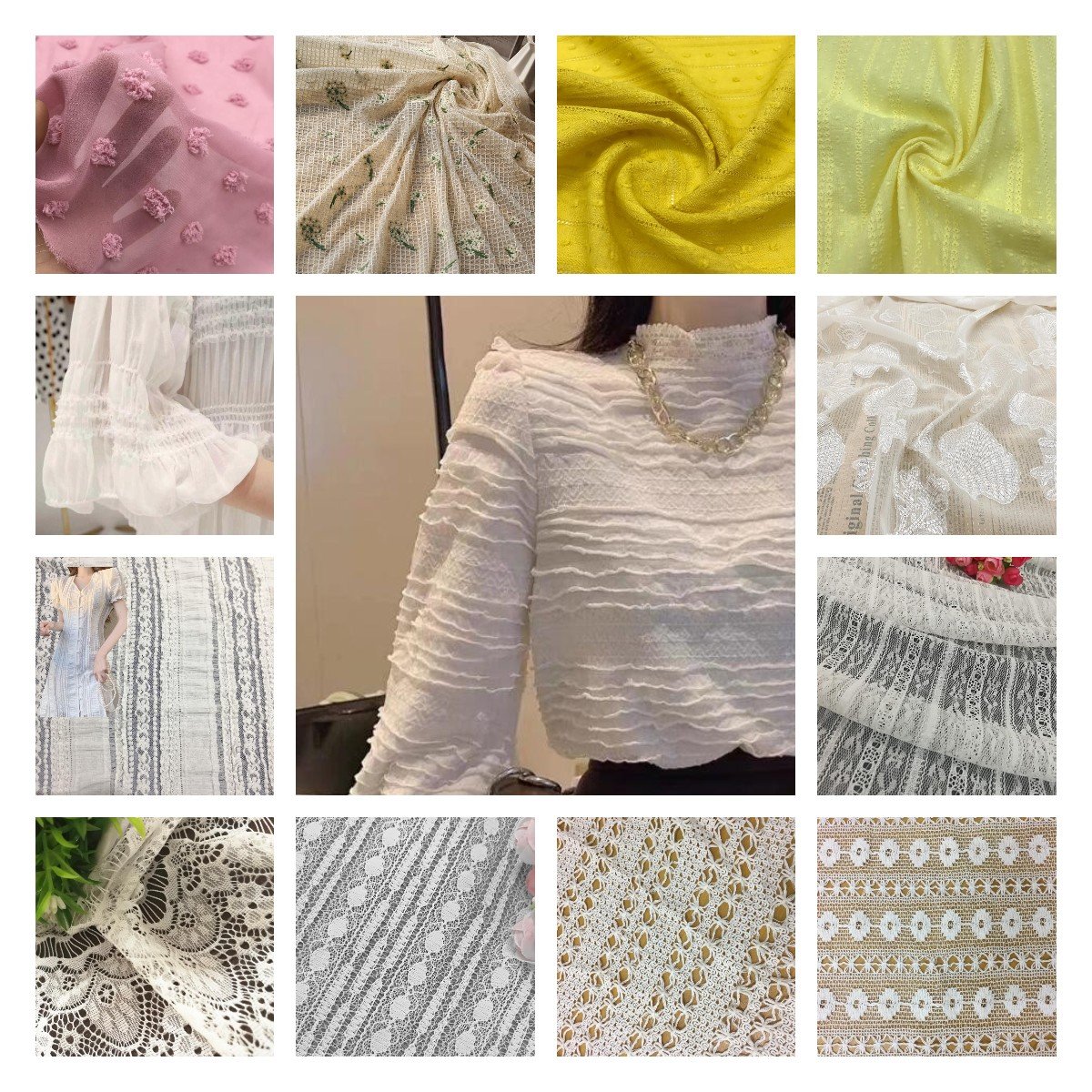 Embroidery Pattern fabric 100% cotton eyelet fabric embroidery fabrics for dresses