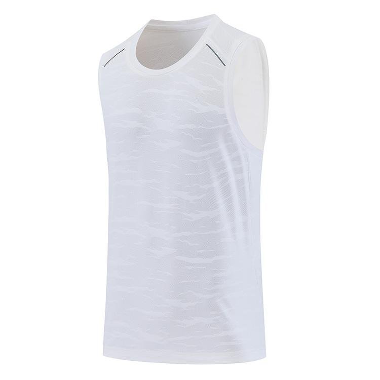 Sleeveless Curving Hem Tank Top Seamless Ribbed Breathable Training running quickly dry Gym Sports polyester tank top