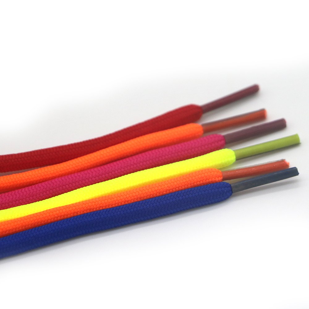6mm Round Sports Shoelace 120cm Length Polyester Thick Hiking Bootlaces Clothing Rope Outdoor Climbing vintage Shoe Lace