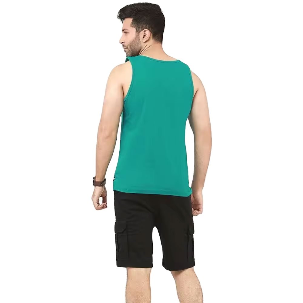 Men's Professional Custom Design Ribbed Tank Top Fine Quality Gym Wear by Manufacturer Casual Muscle Style Logo Printed Singlet