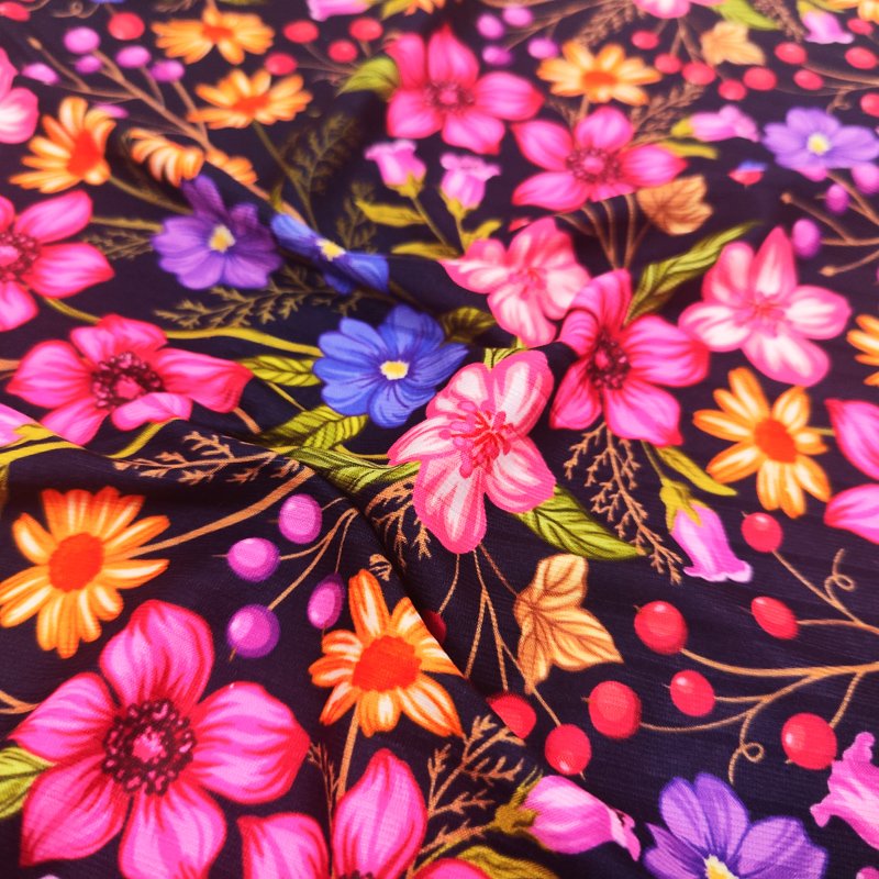 Fashionable custom printed 8*3 rib fabric pants jacquard stretch knitted rib 100% poly rib fabric for garment