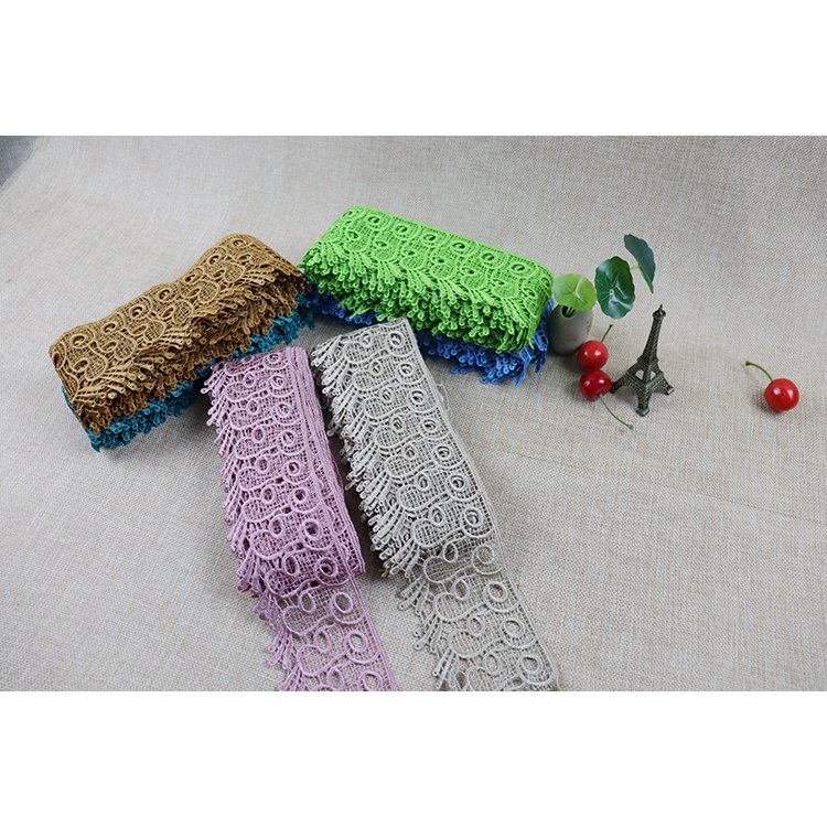 The Manufacturer Wholesales Lace Embroidery Best Price and Lace Cutwork Embroidery Fabric