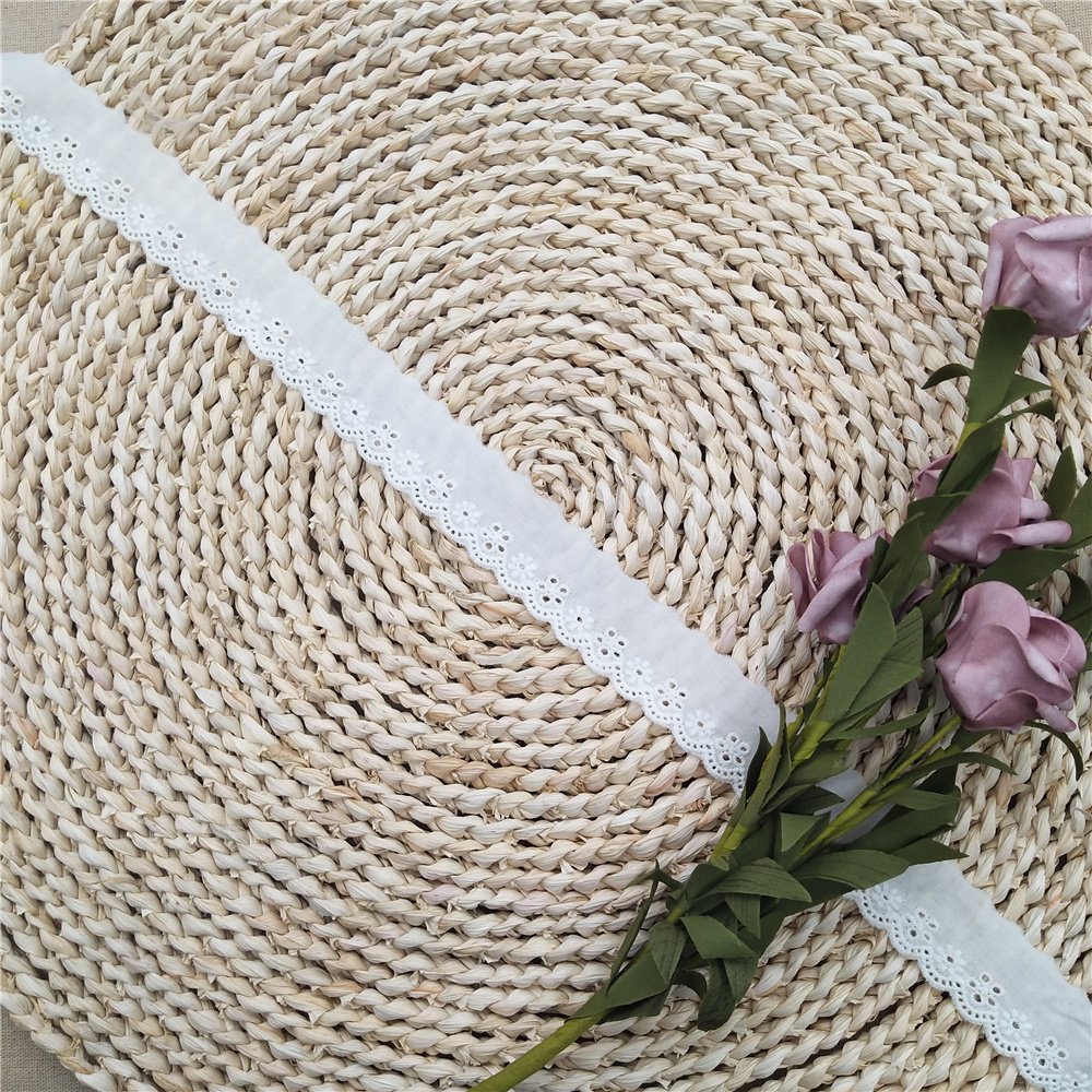 3.5cm cotton lace ribbon trim embroidery trim lace
