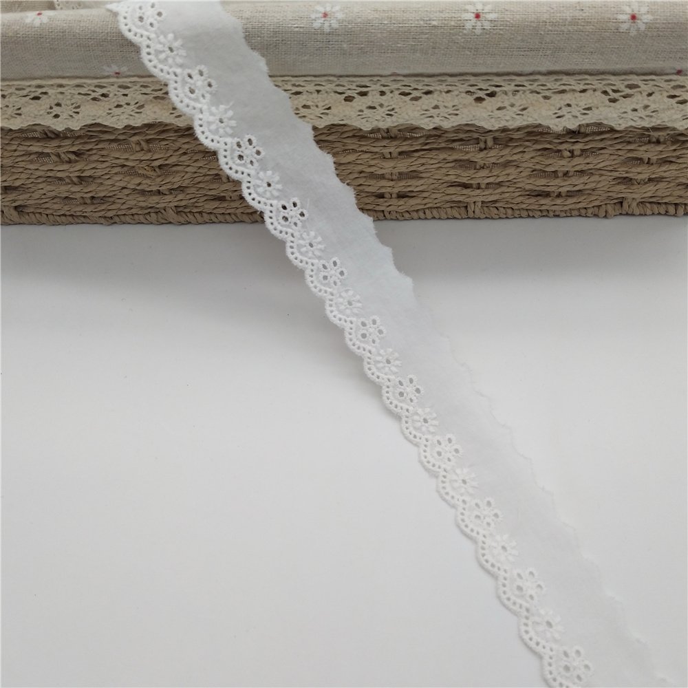 3.5cm cotton lace ribbon trim embroidery trim lace
