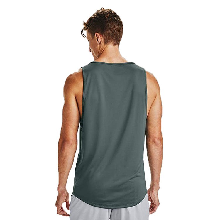High Quality Solid Color Gym Tank Tops Custom Ribbed men Sports tank tops USA Size Stringer Stretchable Muscle Men's Tanktops