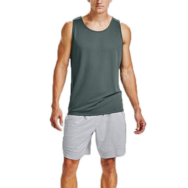 High Quality Solid Color Gym Tank Tops Custom Ribbed men Sports tank tops USA Size Stringer Stretchable Muscle Men's Tanktops