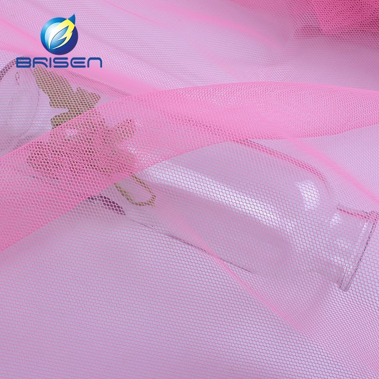 Colorful extra wide fabrics knit net wholesale embroidery fabric tulle