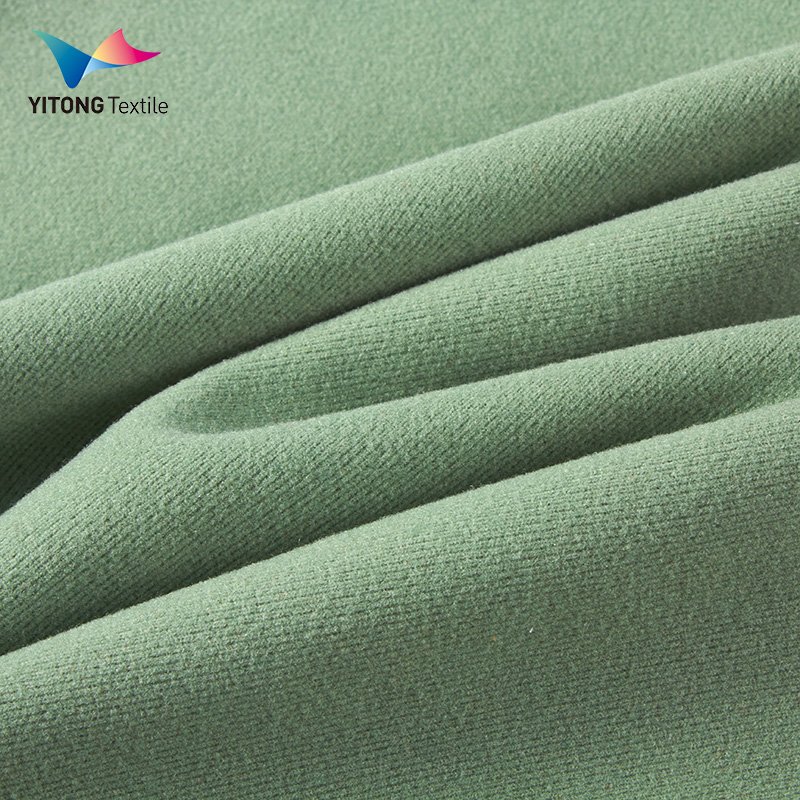 Stock Lot 260 gsm Ribbed Polyester Elastane Fabric93% Polyester 7% Spandex Fabric for Thermal Underwear