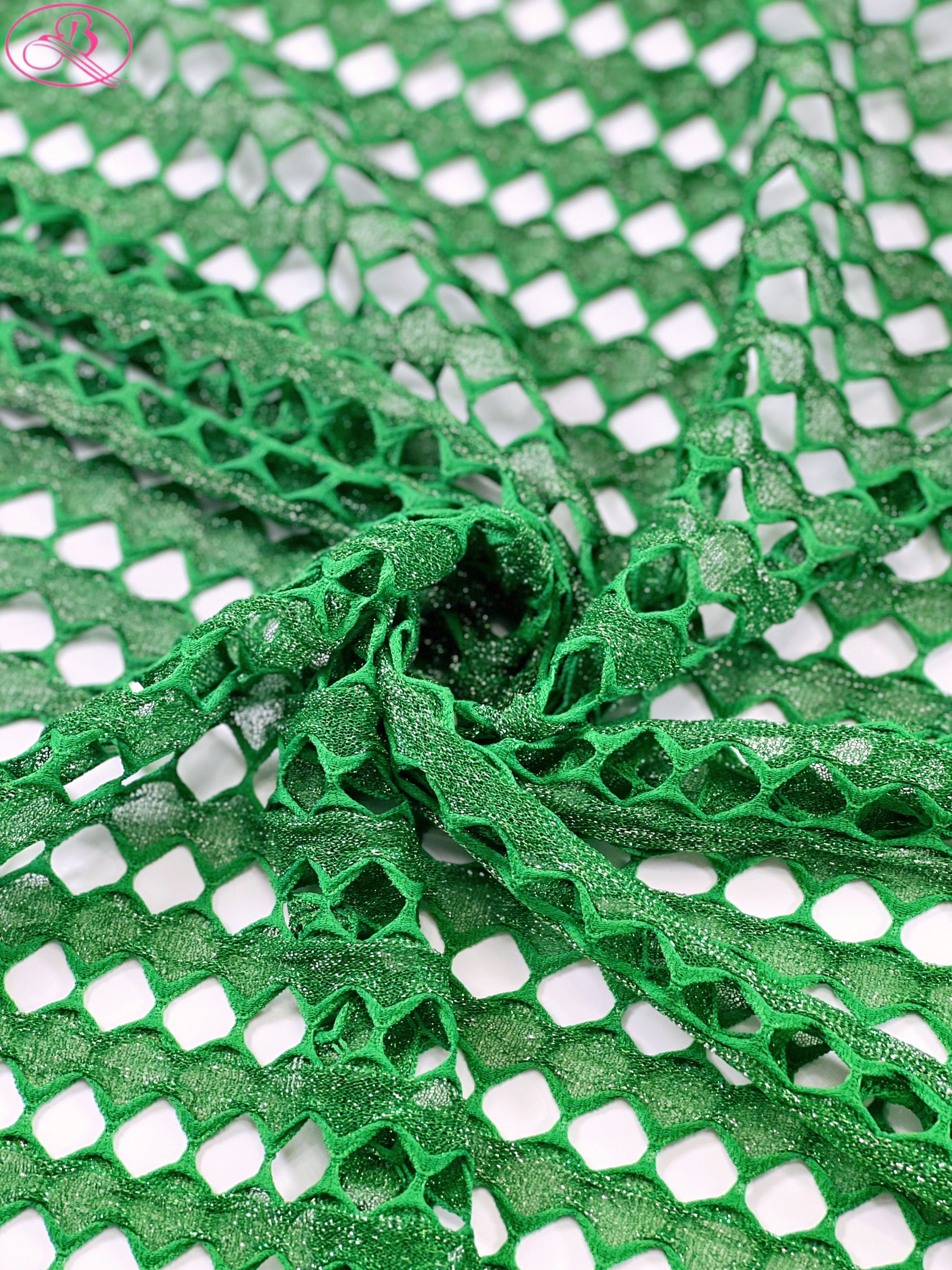 Sparkling Sequins Lace Fabric Sexy Small Hole Mash Fabric for Dress Wedding Dress Tops Stage Costume Jacquard Embroidery Fabric