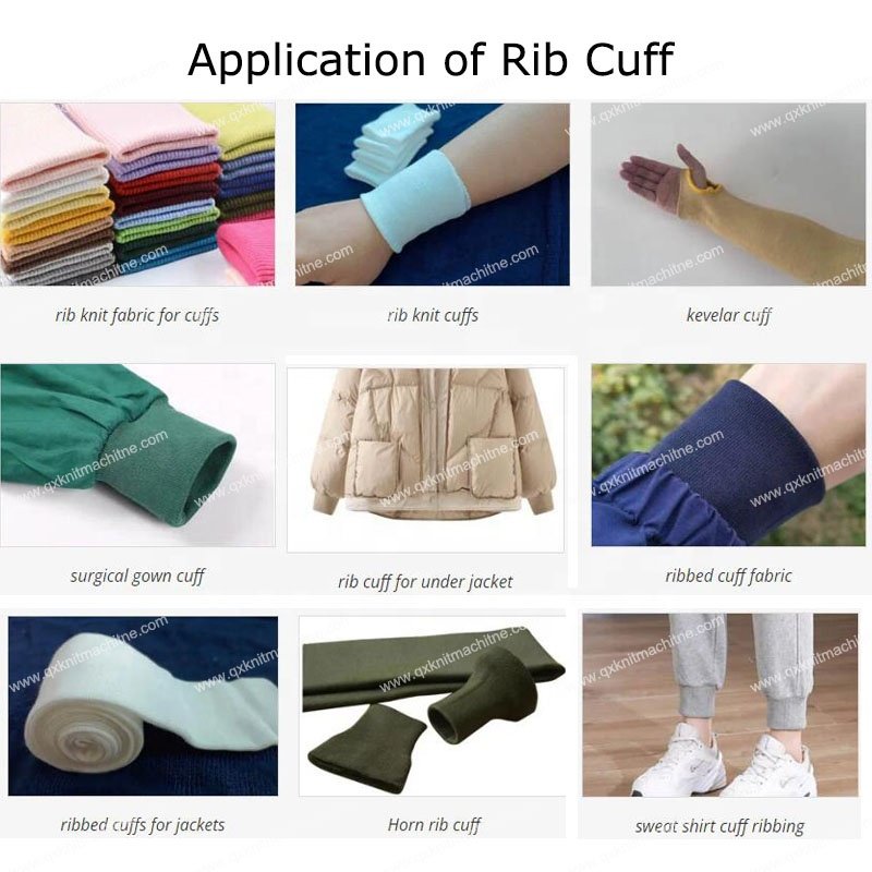 Cotton Knit Rib Cuff Knitting Machine Collar and Cuff Knitting Machine