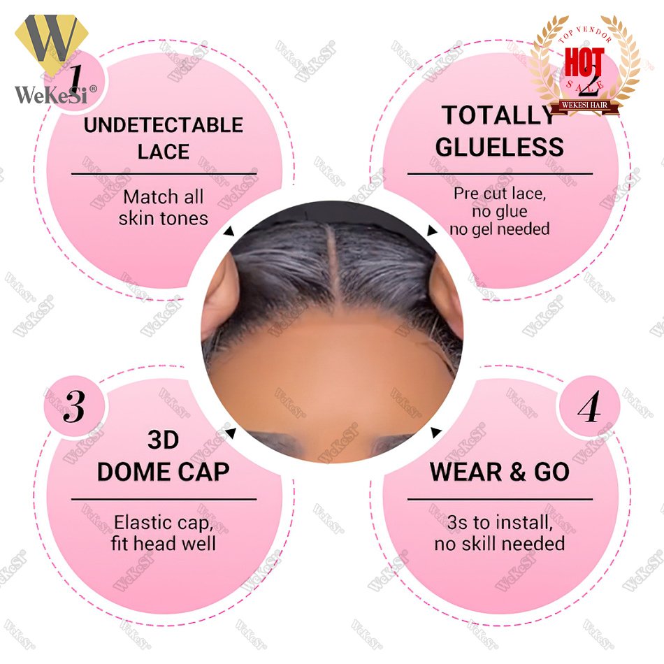 Peruvian/Indian Long Hair Wig,Raw Virgin Glueless Full HD Lace Human Hair Wigs,HD Lace Frontal Wig For Black Women