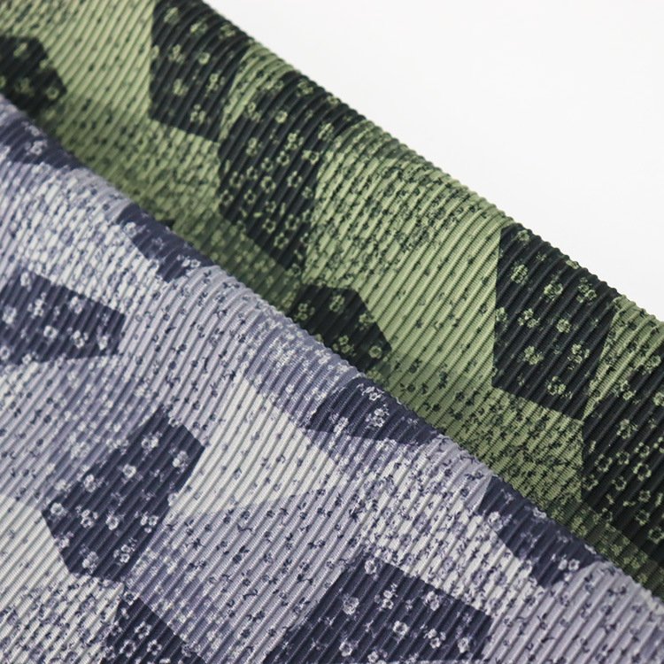 Customized printing rib elastic fabric for sports fitness clothing nylon elastic soft skin fabric