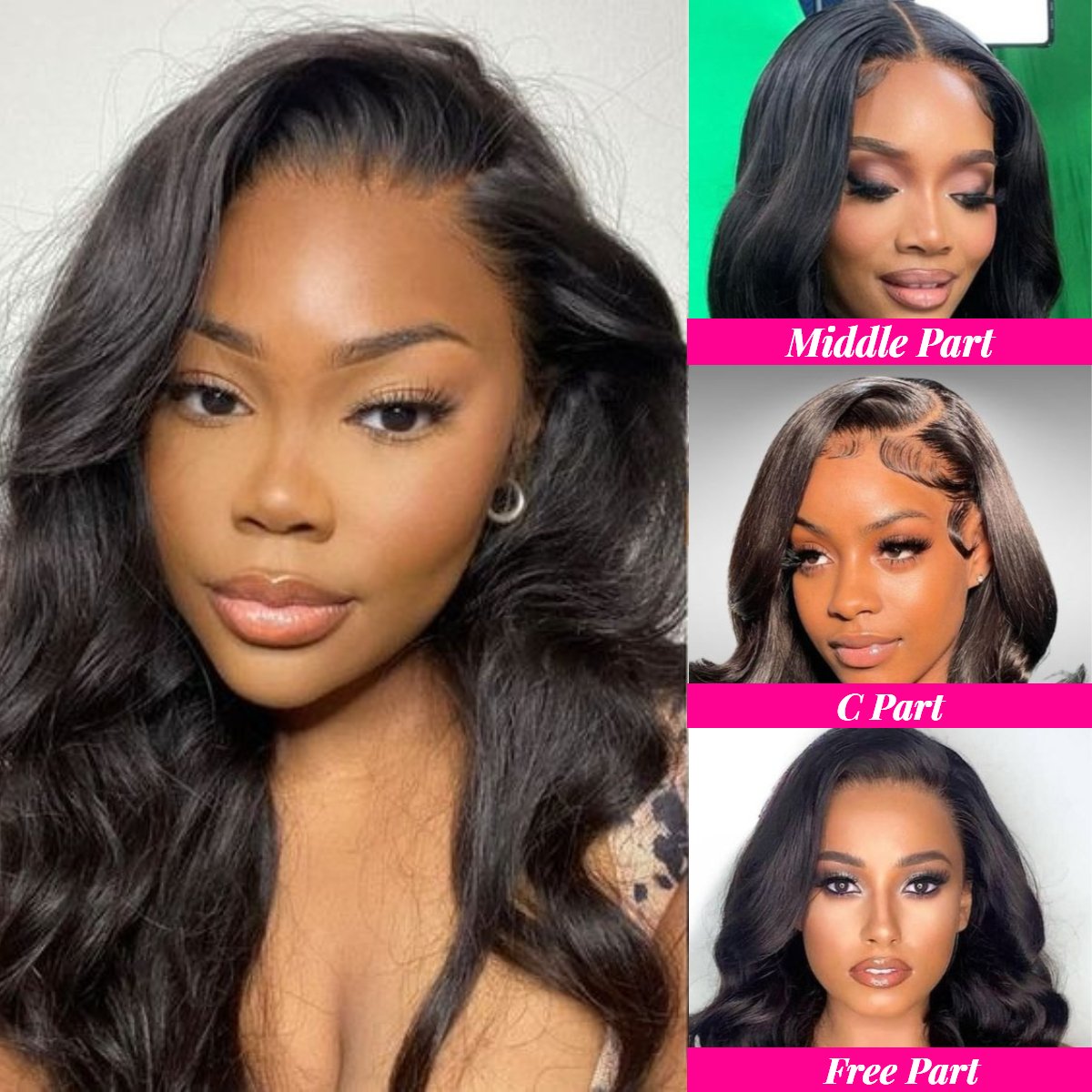 Wholesale 13x4 HD Transparent Lace Front Wig , Natural Shoulder Length 16 Inch Raw Brazilian Human Hair Wigs For Black Women