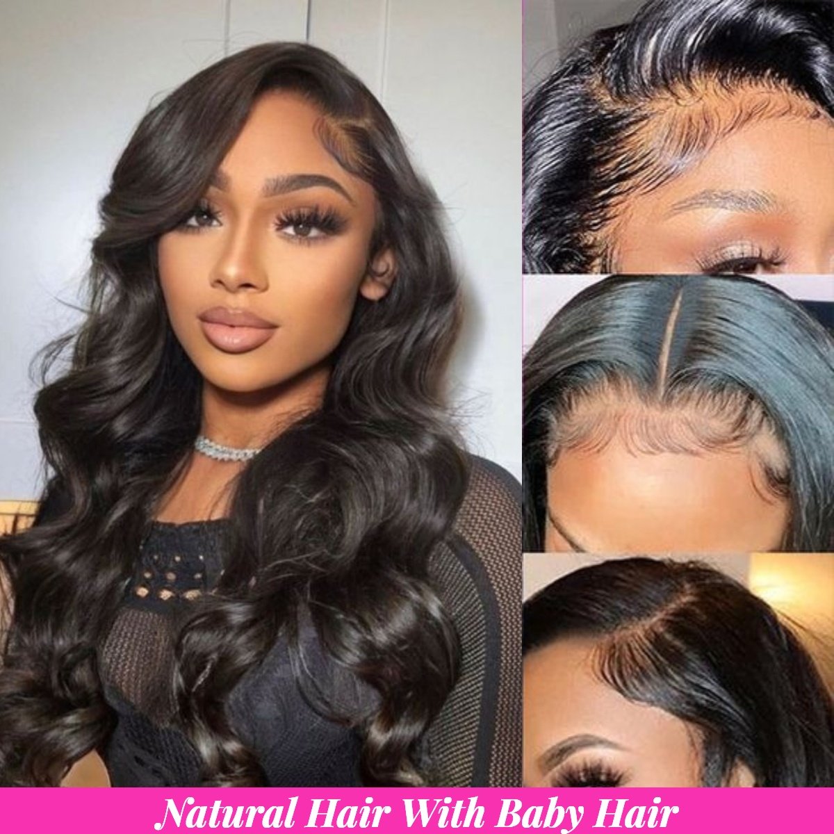 Wholesale 13x4 HD Transparent Lace Front Wig , Natural Shoulder Length 16 Inch Raw Brazilian Human Hair Wigs For Black Women