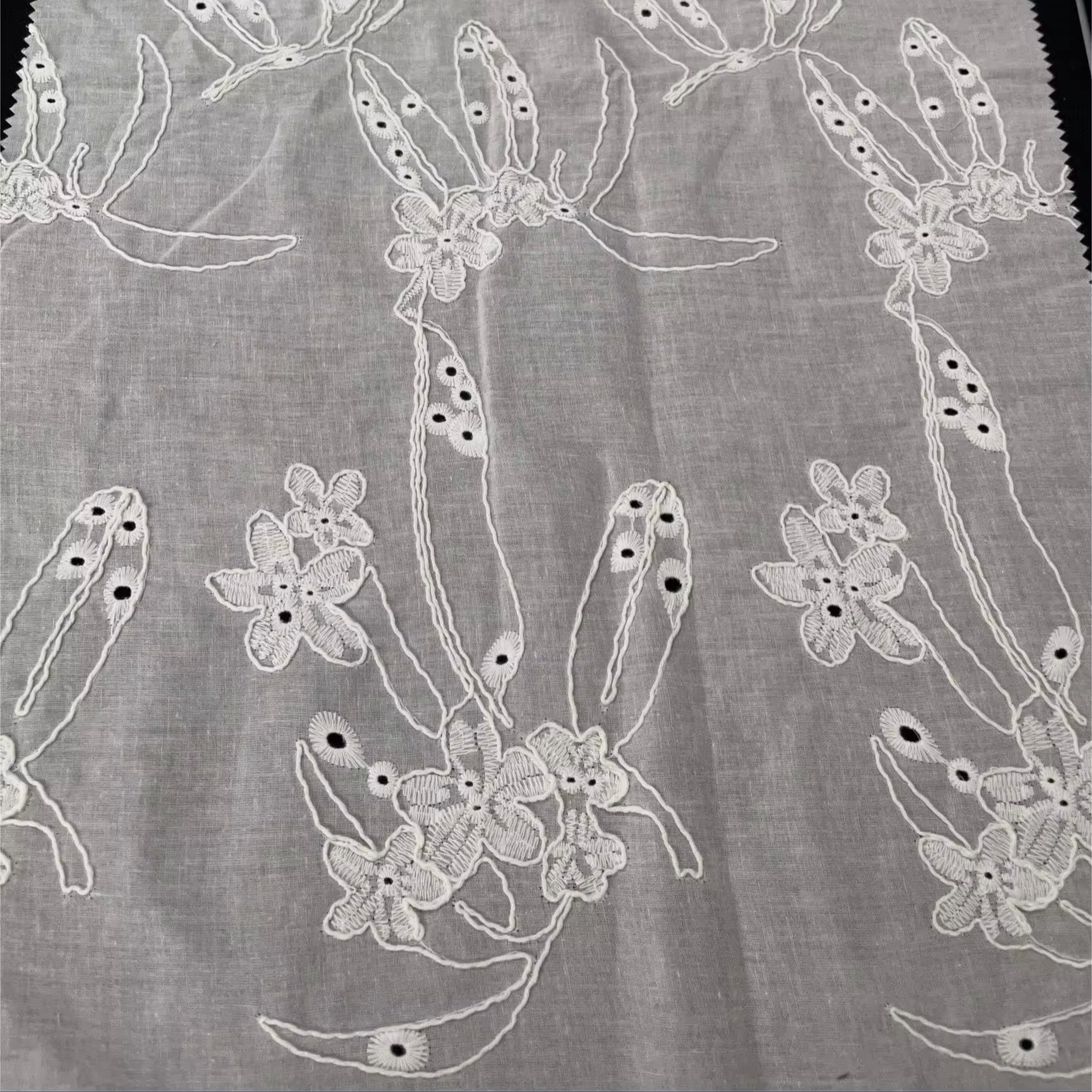 Punched Embroidery Fabric