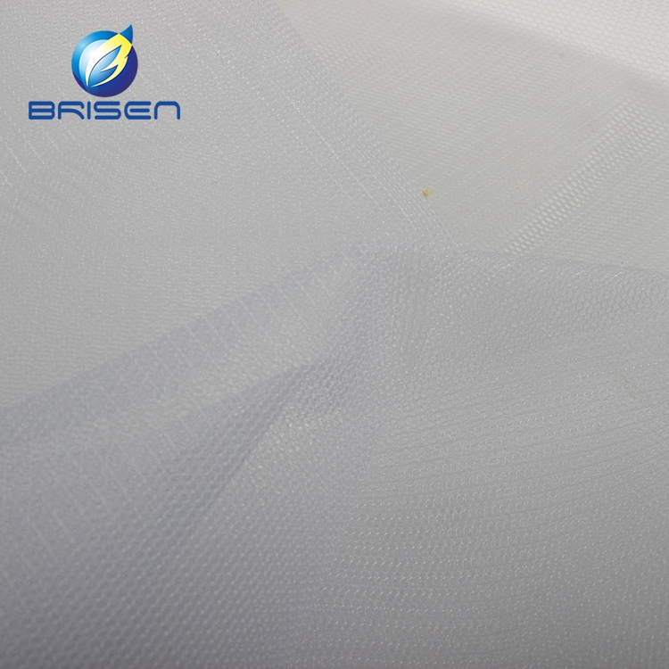 Mirror Schiffli Embroidery Fabrics With Pearl