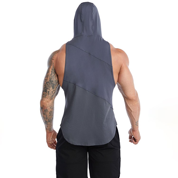 Premium Men'S Sports Tank Topscasual Men'S Running Tank Tops For Summer Dry Fit Sleeveless Hoodie