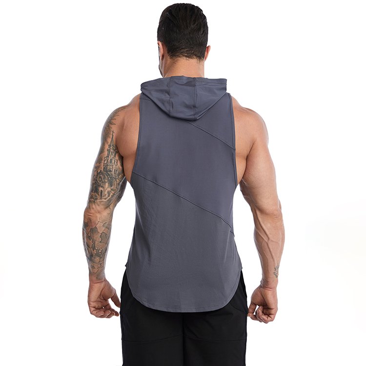 Premium Men'S Sports Tank Topscasual Men'S Running Tank Tops For Summer Dry Fit Sleeveless Hoodie