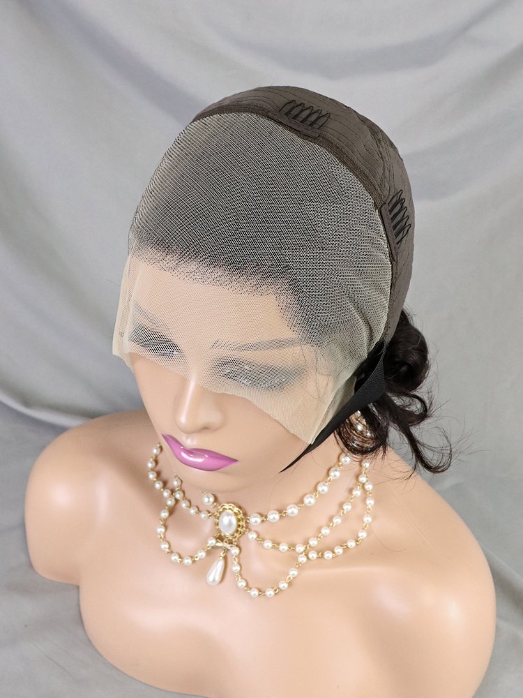 Wholesale Raw Indian Short Pixie Human Hair Wigs For Women Full 13x4 Frontal Lace Wig Curly Wave Bob Pixie Cut Lace Front Wig