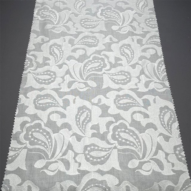 TUTON Top Quality TC Cotton Water Soluble Lace Embroidery Fabric for Dress