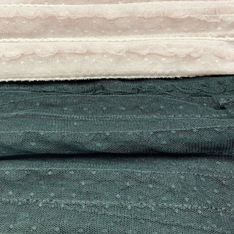 Wholesale cheap thin soft mesh tulle pink white black embroidered swiss african lace fabrics online for girl birthday dress