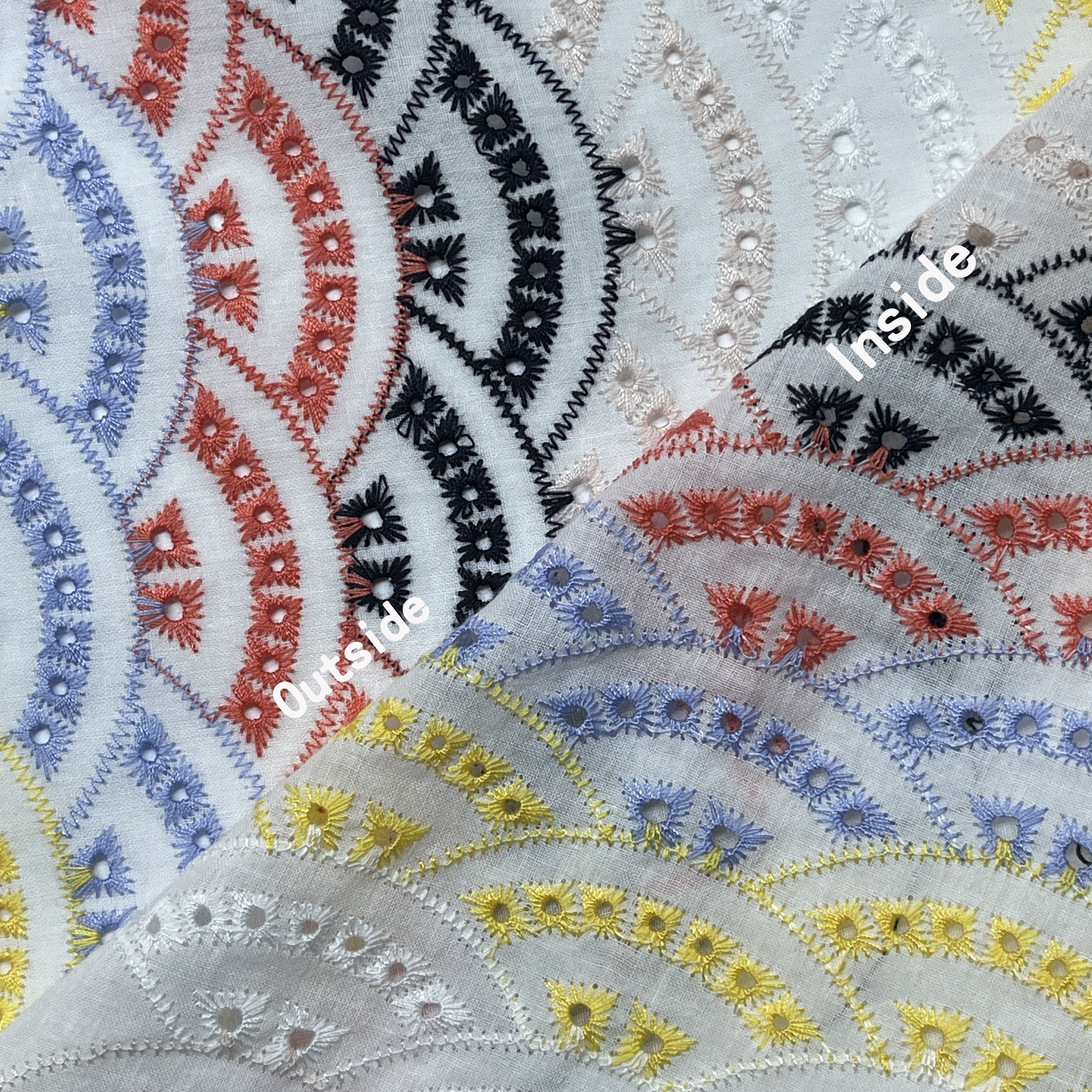 Best-Selling Custom flower embroidery fabric With OEM wholesale