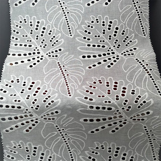 TUTON Guipure French Lace Embroidery Fabric for Dress Top Quality Custom Wholesale TC Cotton Water Soluble Polyester / Cotton