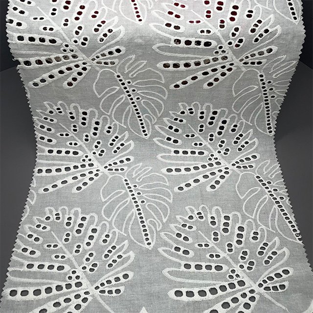 TUTON Guipure French Lace Embroidery Fabric for Dress Top Quality Custom Wholesale TC Cotton Water Soluble Polyester / Cotton