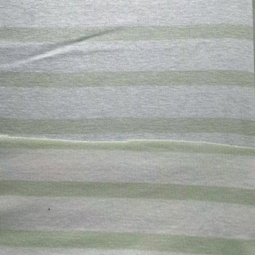 170GSM Customized 1*1 Rib Stripe Fabric Cotton Modal Casual Fabric for Garment