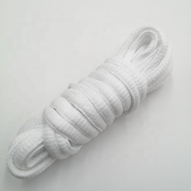 Supply cheap braid oval laces sport 4mm round rope colored lace shoe thick long wholesale shoe laces