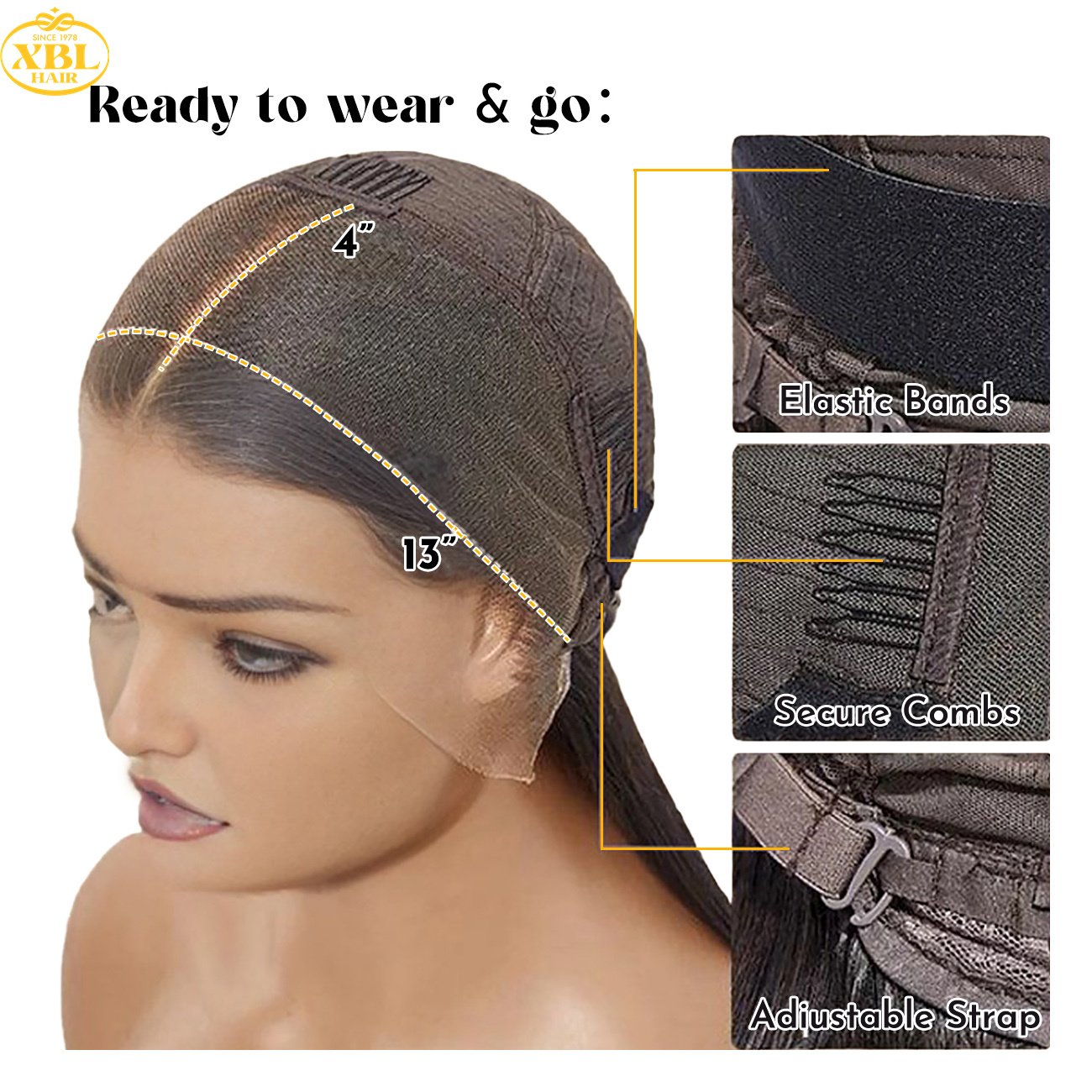 XBL bleached knots hd lace wig pineapple wave hair unprocessed preplucked virgin glueless human hair wigs for black women