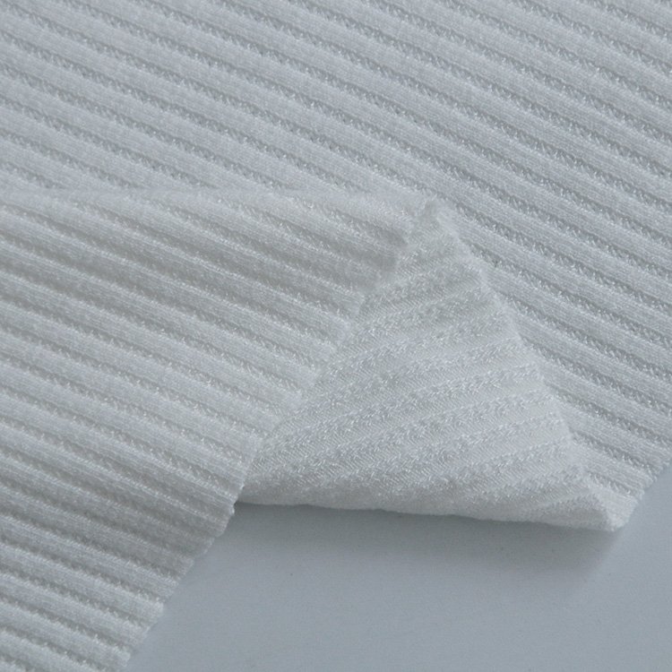 Fabric for Casual Wear Factory Direct High Stretch 92%rayon 8%spandex Rib Knitted 245gsm Spandex Fabric 18 Weft Plain Dyed 19 26
