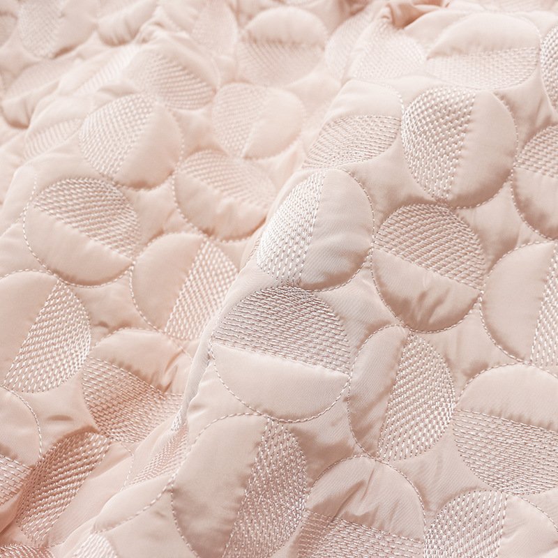 Embroidery circle quilting fabric polyester imitation memory quilted round pull needle autumn and winter cotton handmade sewing