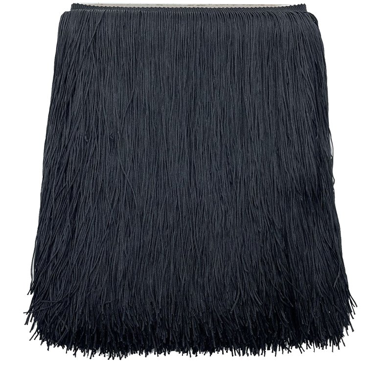 Wholesale 50cm Long Encryption Polyester Tassel Fringe Lace Trimming For Boho Latin Dance Dress