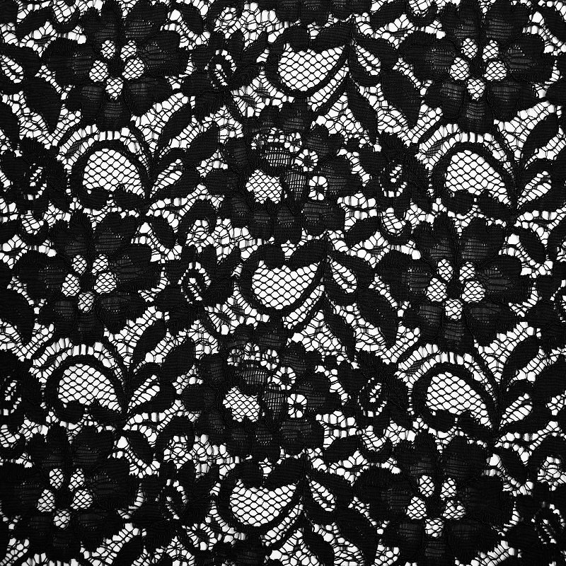 New Style Lower Price Fashion Nylon Strand Thread Floral Lace Fabric For Clothing