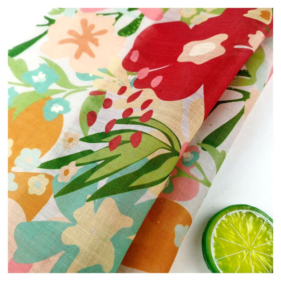 60S 100% Ramie Printed Newest Cheap Hot Sale 2024 High Quality Comfortable Ramie Fabric