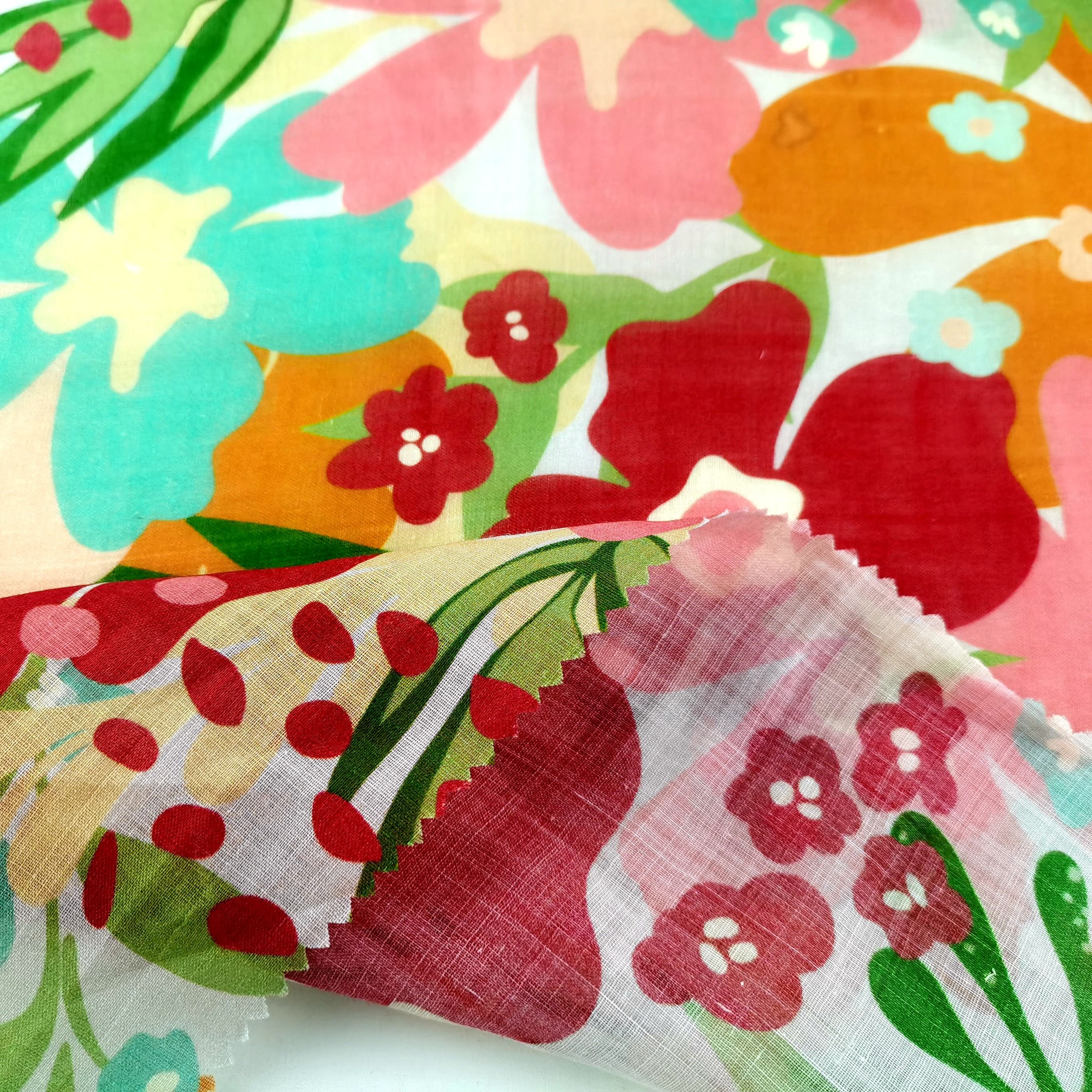 60S 100% Ramie Printed Newest Cheap Hot Sale 2024 High Quality Comfortable Ramie Fabric