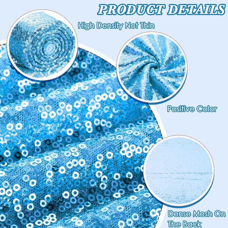 Yunda Hot Sale Oem Glitter Mesh Sequin Fabric Textile Embroidery Sequin Fabric For Wedding Party Dresses