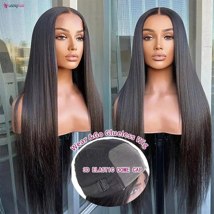 Pre Plucked Wear go human hair glueless wig hd lace frontal cuticle aligned Raw hair indian lace front wigs for black women