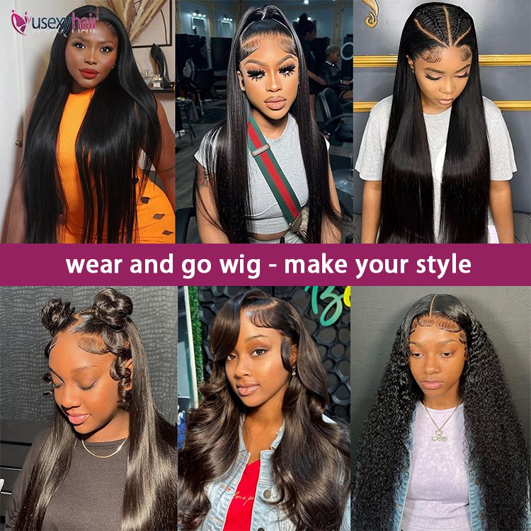Pre Plucked Wear go human hair glueless wig hd lace frontal cuticle aligned Raw hair indian lace front wigs for black women