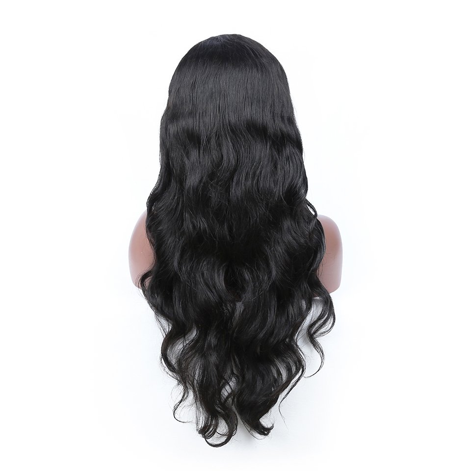Wholesale Good Swiss Lace Frontal Wig Pre Plucked For Black Women Raw Indian Hair Cuticle Aligned 13X6 Body Wave Lace Front Wig